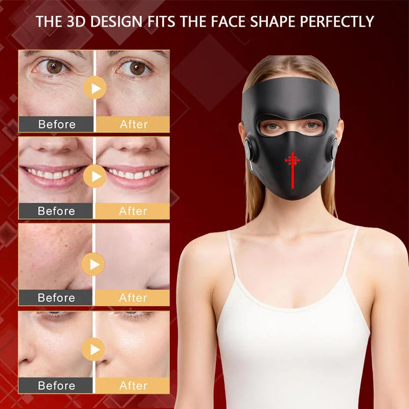 3-Wavelength LED Photon Therapy Facial Mask