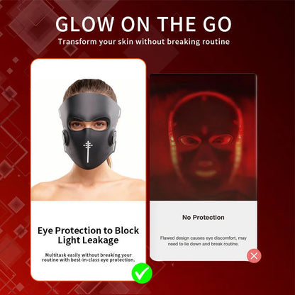 3-Wavelength LED Photon Therapy Facial Mask
