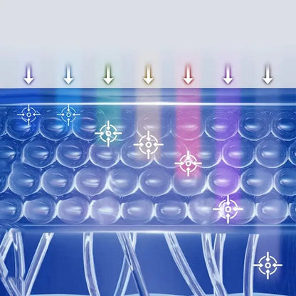 Rechargeable LED Photon Therapy Facial Mask 7-Color Light Skin Rejuvenation