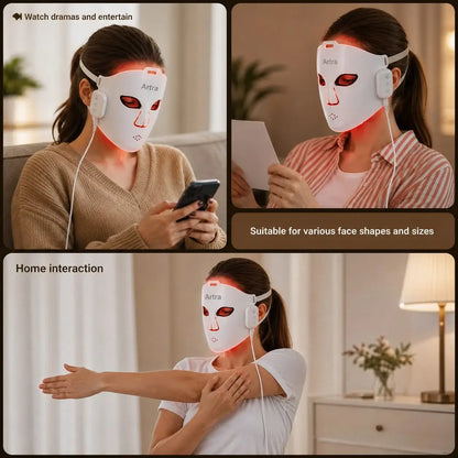 M19 Wireless LED Photon Therapy Facial Mask