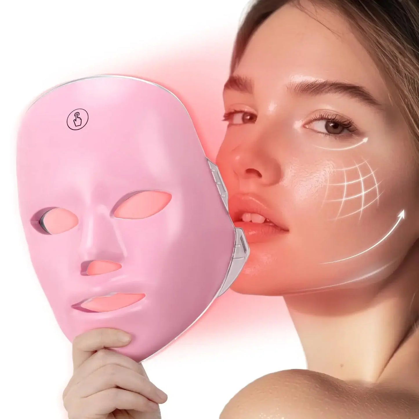 7 Color LED Light Therapy Face Mask